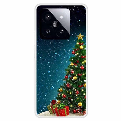 For Xiaomi 14 Pro Merry Christmas Case Soft TPU Slim Fit Protective Phone Cover