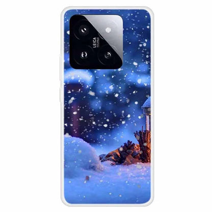 For Xiaomi 14 Pro Merry Christmas Case Soft TPU Slim Fit Protective Phone Cover