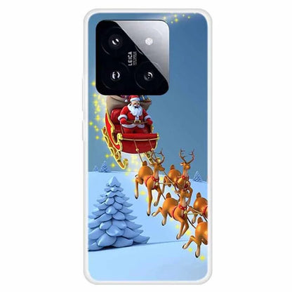 For Xiaomi 14 Pro Merry Christmas Case Soft TPU Slim Fit Protective Phone Cover