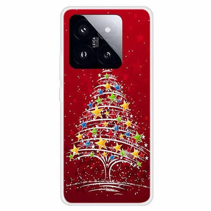 For Xiaomi 14 Pro Merry Christmas Case Soft TPU Slim Fit Protective Phone Cover