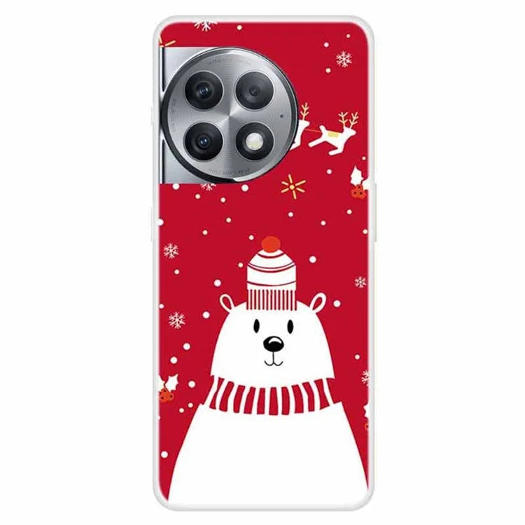 For OnePlus Ace 2 Pro 5G Case Holidays Christmas Pattern Soft TPU Phone Cover