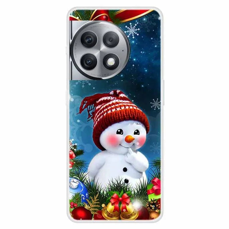 For OnePlus Ace 2 Pro 5G Case Holidays Christmas Pattern Soft TPU Phone Cover