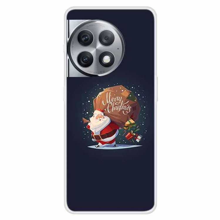 For OnePlus Ace 2 Pro 5G Case Holidays Christmas Pattern Soft TPU Phone Cover