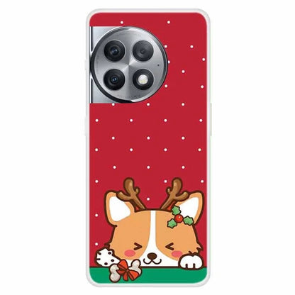 For OnePlus Ace 2 Pro 5G Case Holidays Christmas Pattern Soft TPU Phone Cover