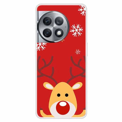 For OnePlus Ace 2 Pro 5G Case Holidays Christmas Pattern Soft TPU Phone Cover