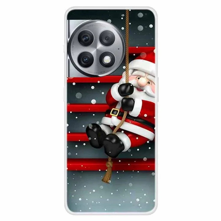 For OnePlus Ace 2 Pro 5G Case Holidays Christmas Pattern Soft TPU Phone Cover