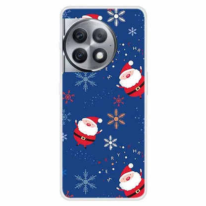 For OnePlus Ace 2 Pro 5G Case Holidays Christmas Pattern Soft TPU Phone Cover