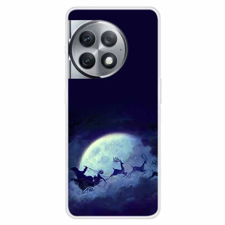 For OnePlus Ace 2 Pro 5G Case Holidays Christmas Pattern Soft TPU Phone Cover