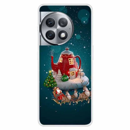 For OnePlus Ace 2 Pro 5G Case Holidays Christmas Pattern Soft TPU Phone Cover