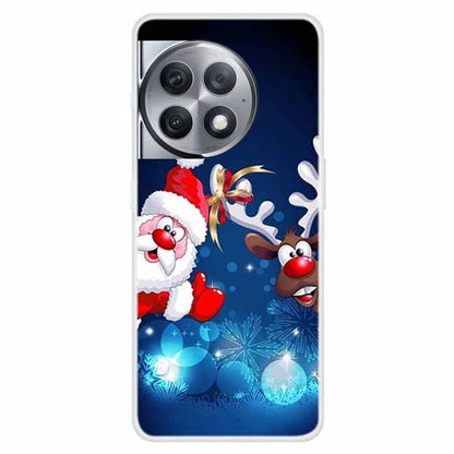 For OnePlus Ace 2 Pro 5G Case Holidays Christmas Pattern Soft TPU Phone Cover