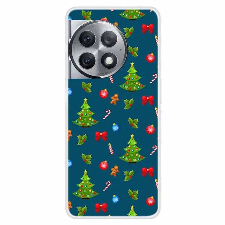 For OnePlus Ace 2 Pro 5G Case Holidays Christmas Pattern Soft TPU Phone Cover