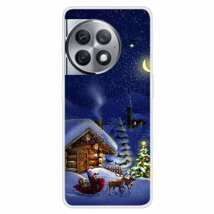 For OnePlus Ace 2 Pro 5G Case Holidays Christmas Pattern Soft TPU Phone Cover