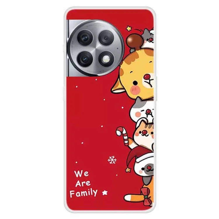 For OnePlus Ace 2 Pro 5G Case Holidays Christmas Pattern Soft TPU Phone Cover