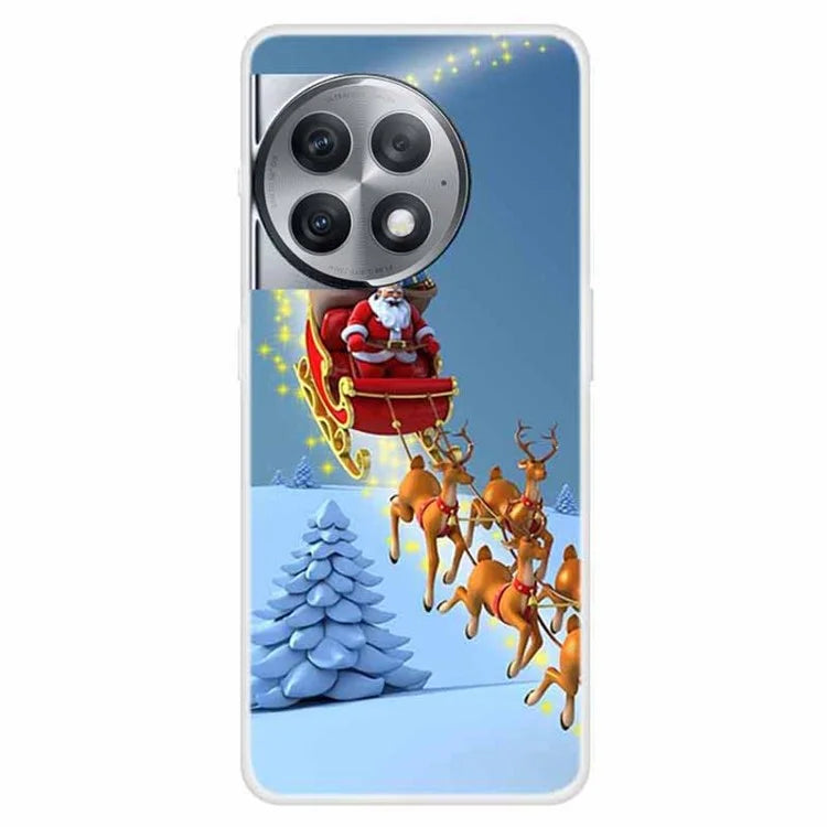 For OnePlus Ace 2 Pro 5G Case Holidays Christmas Pattern Soft TPU Phone Cover