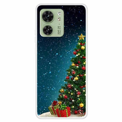 For Motorola Edge 40 5G Case TPU Xmas Theme Protective Phone Cover
