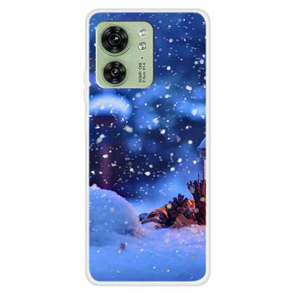 For Motorola Edge 40 5G Case TPU Xmas Theme Protective Phone Cover