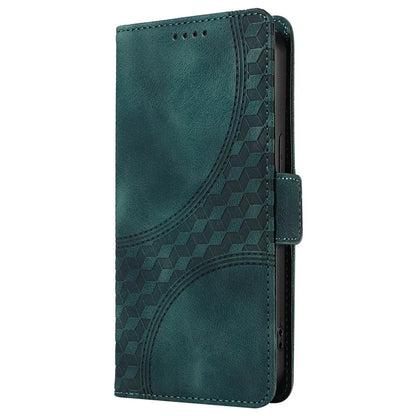 For iPhone 16 Pro Max Case Rhombus Starry Imprinted Phone Leather Cover