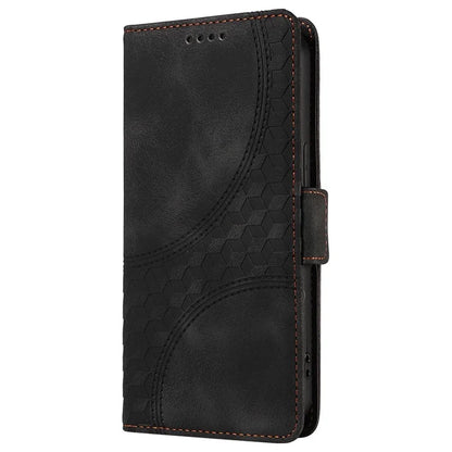 For iPhone 16 Pro Max Case Rhombus Starry Imprinted Phone Leather Cover