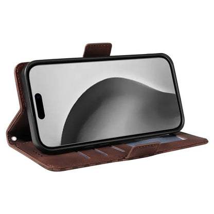 For iPhone 16 Pro Max Case Rhombus Starry Imprinted Phone Leather Cover
