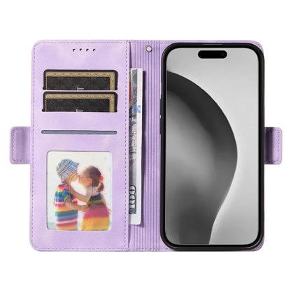 For iPhone 16 Pro Max Case Rhombus Starry Imprinted Phone Leather Cover