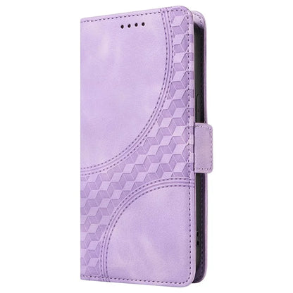 For iPhone 16 Pro Max Case Rhombus Starry Imprinted Phone Leather Cover