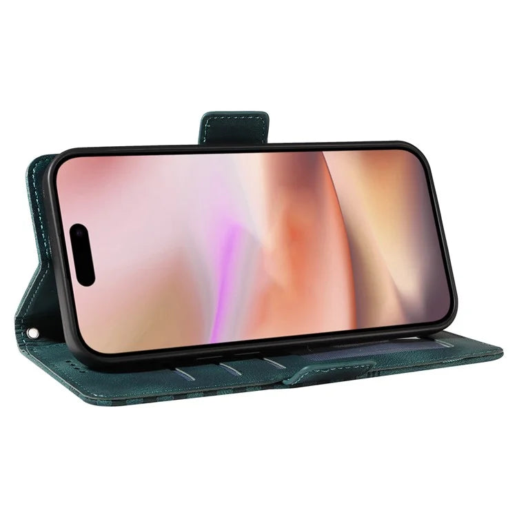 For iPhone 16 Plus Case Rhombus Starry PU Leather Protective Phone Cover
