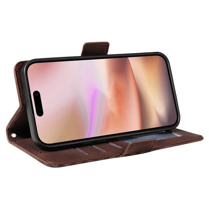 For iPhone 16 Plus Case Rhombus Starry PU Leather Protective Phone Cover