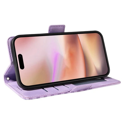 For iPhone 16 Plus Case Rhombus Starry PU Leather Protective Phone Cover
