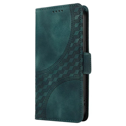 For iPhone 15 Plus Wallet Case Rhombus Starry Phone Leather Cover