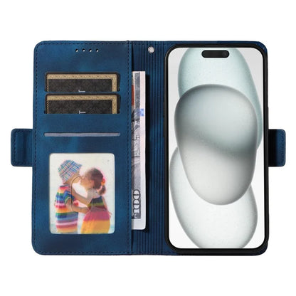 For iPhone 15 Plus Wallet Case Rhombus Starry Phone Leather Cover