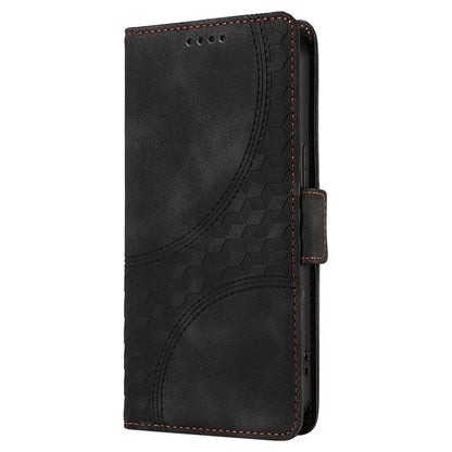 For iPhone 15 Plus Wallet Case Rhombus Starry Phone Leather Cover