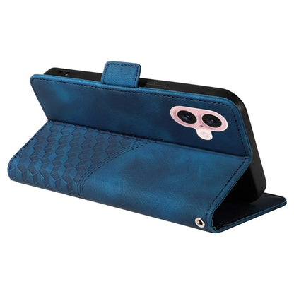 For iPhone 16 Case Rhombus Starry Wallet Stand Leather Phone Cover