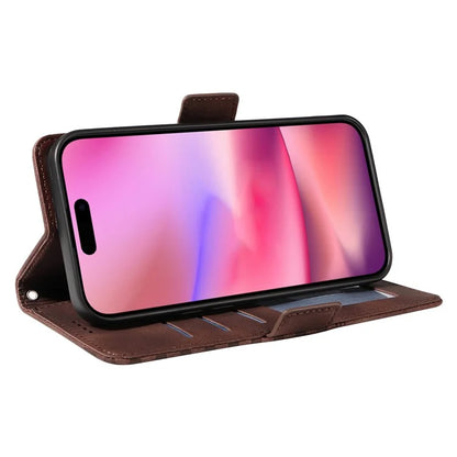 For iPhone 16 Case Rhombus Starry Wallet Stand Leather Phone Cover
