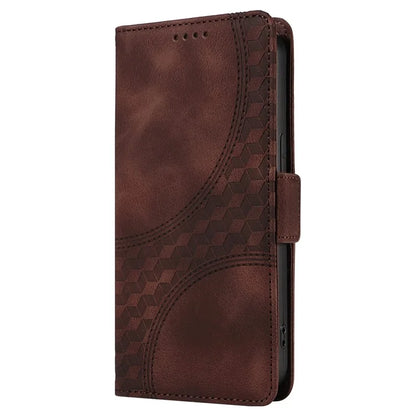 For iPhone 16 Case Rhombus Starry Wallet Stand Leather Phone Cover