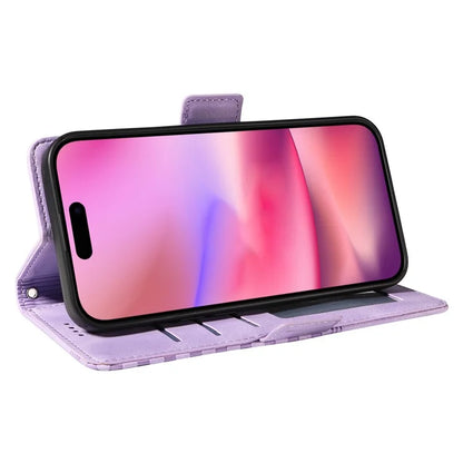 For iPhone 16 Case Rhombus Starry Wallet Stand Leather Phone Cover