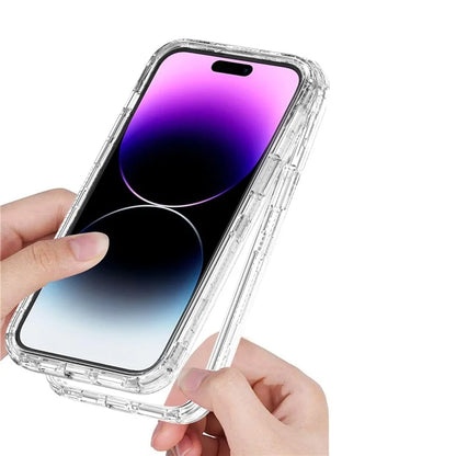 For iPhone 14 Pro Max Case Acrylic+TPU Transparent Protective Phone Cover