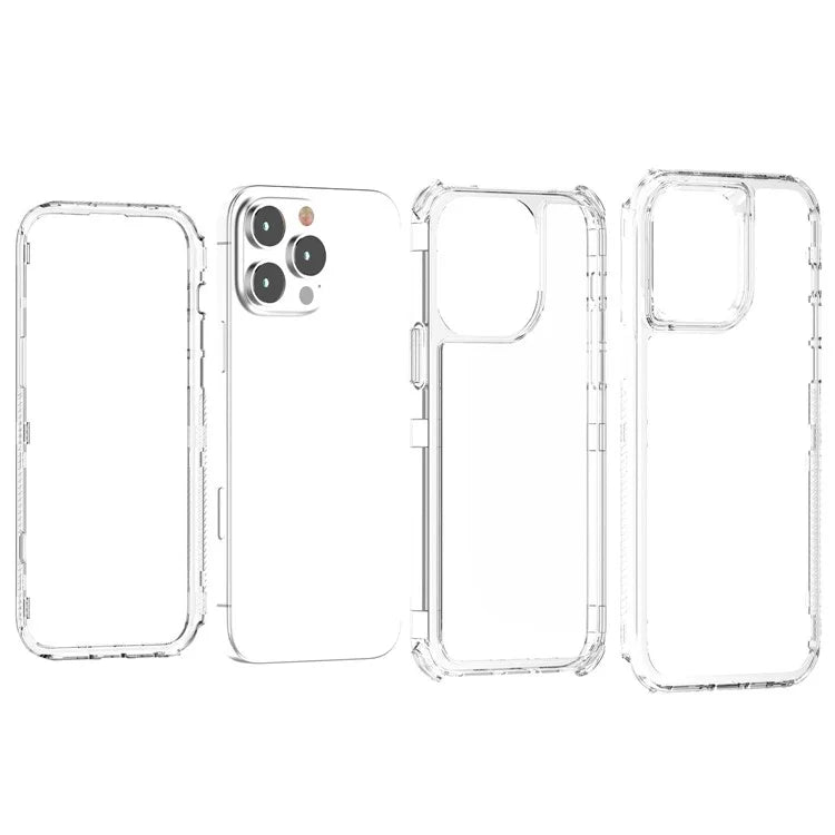 For iPhone 14 Pro Max Case Acrylic+TPU Transparent Protective Phone Cover