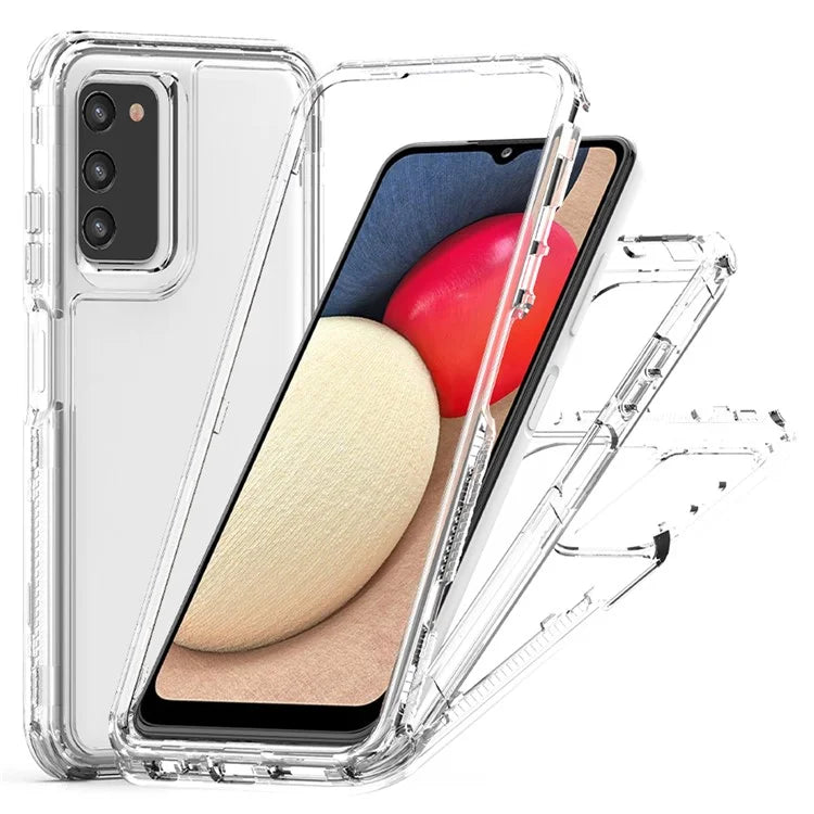 Clear Case for Samsung Galaxy A03s (166.5 x 75.98 x 9.14mm) / A02s (166.5x75.9x9.2mm) Acrylic+TPU Cover