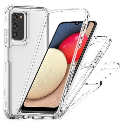 Clear Case for Samsung Galaxy A03s (166.5 x 75.98 x 9.14mm) / A02s (166.5x75.9x9.2mm) Acrylic+TPU Cover