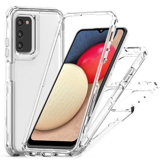 Clear Case for Samsung Galaxy A03s (166.5 x 75.98 x 9.14mm) / A02s (166.5x75.9x9.2mm) Acrylic+TPU Cover