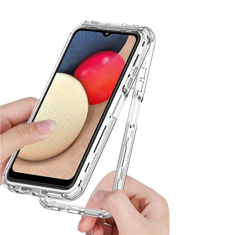 Clear Case for Samsung Galaxy A03s (166.5 x 75.98 x 9.14mm) / A02s (166.5x75.9x9.2mm) Acrylic+TPU Cover