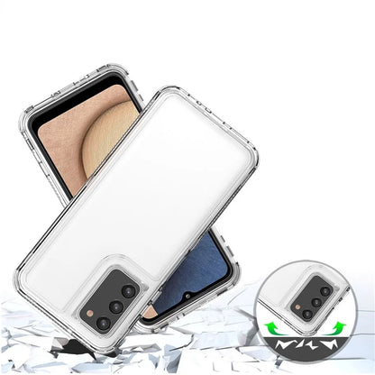 Clear Case for Samsung Galaxy A03s (166.5 x 75.98 x 9.14mm) / A02s (166.5x75.9x9.2mm) Acrylic+TPU Cover
