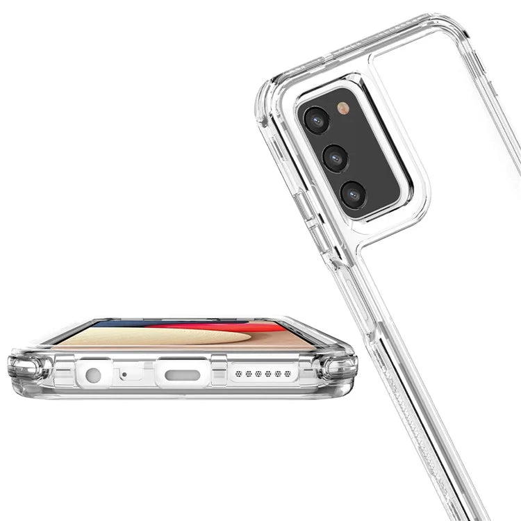 Clear Case for Samsung Galaxy A03s (166.5 x 75.98 x 9.14mm) / A02s (166.5x75.9x9.2mm) Acrylic+TPU Cover