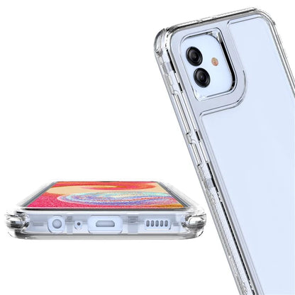 For Samsung Galaxy A04e 4G / F04 4G / M04 4G Case Acrylic+TPU Clear Phone Cover