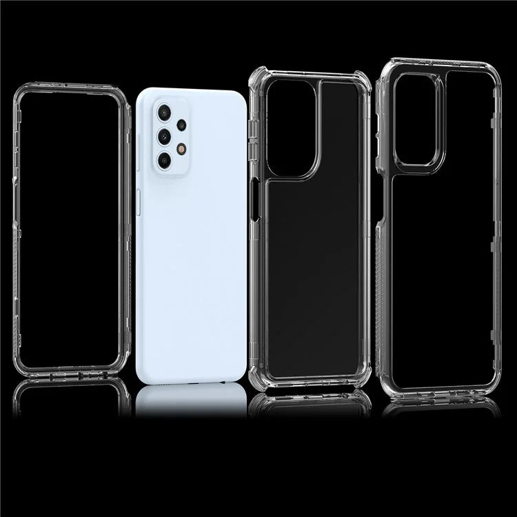 For Samsung Galaxy A23 4G / A23 5G (Global Version) Clear Case Acrylic+TPU Anti-drop Phone Cover