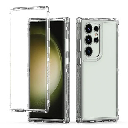For Samsung Galaxy S24 Ultra Case Acrylic+TPU Phone Cover 3-in-1 Clear