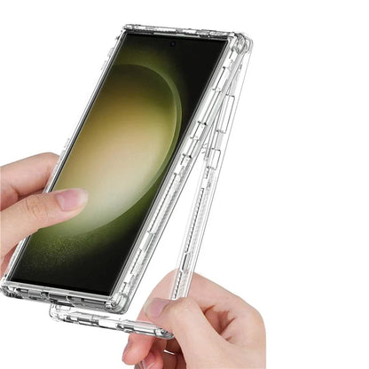 For Samsung Galaxy S24 Ultra Case Acrylic+TPU Phone Cover 3-in-1 Clear