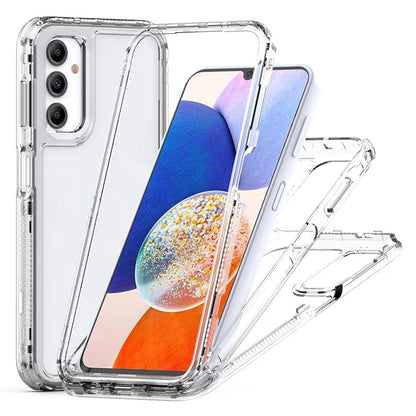 For Samsung Galaxy A14 5G / 4G Clear Phone Case Acrylic+TPU 3-in-1 Design