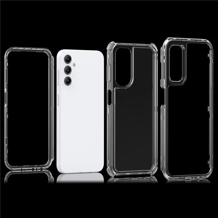 For Samsung Galaxy A14 5G / 4G Clear Phone Case Acrylic+TPU 3-in-1 Design
