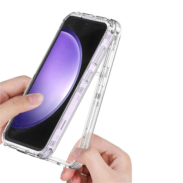 For Samsung Galaxy S23 FE Case Clear Acrylic+TPU Anti-scratch Phone Cover